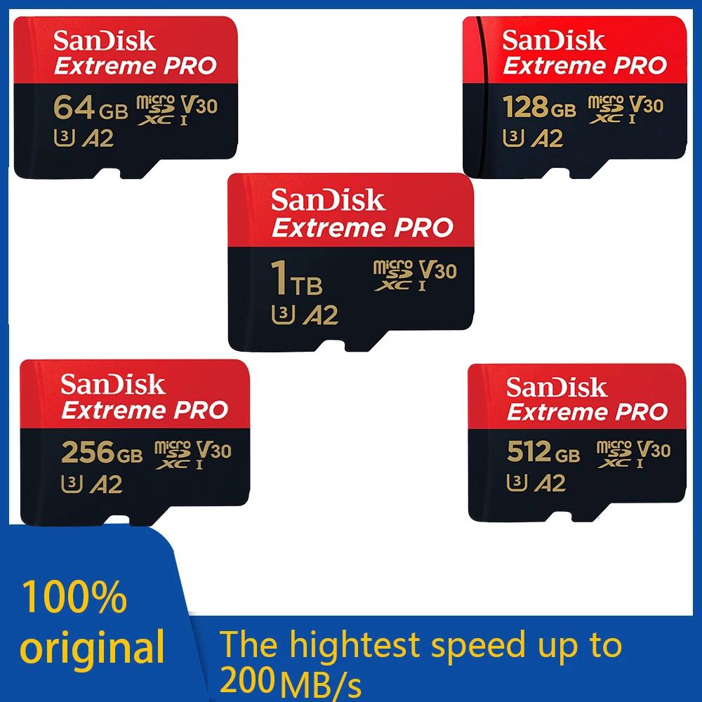 SanDisk ͽƮ  ޸ ī, ũ SD ī, SDXC, UHS-I, 512GB, 256GB, U3 V30, TF ÷ ī, ī޶ , DJI